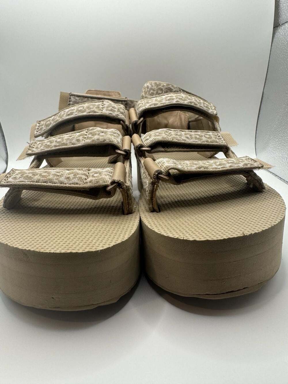 Teva Women's Flatform Mevia Sandals in Dorinda Sesame Multi 9 - Picture 4 of 10
